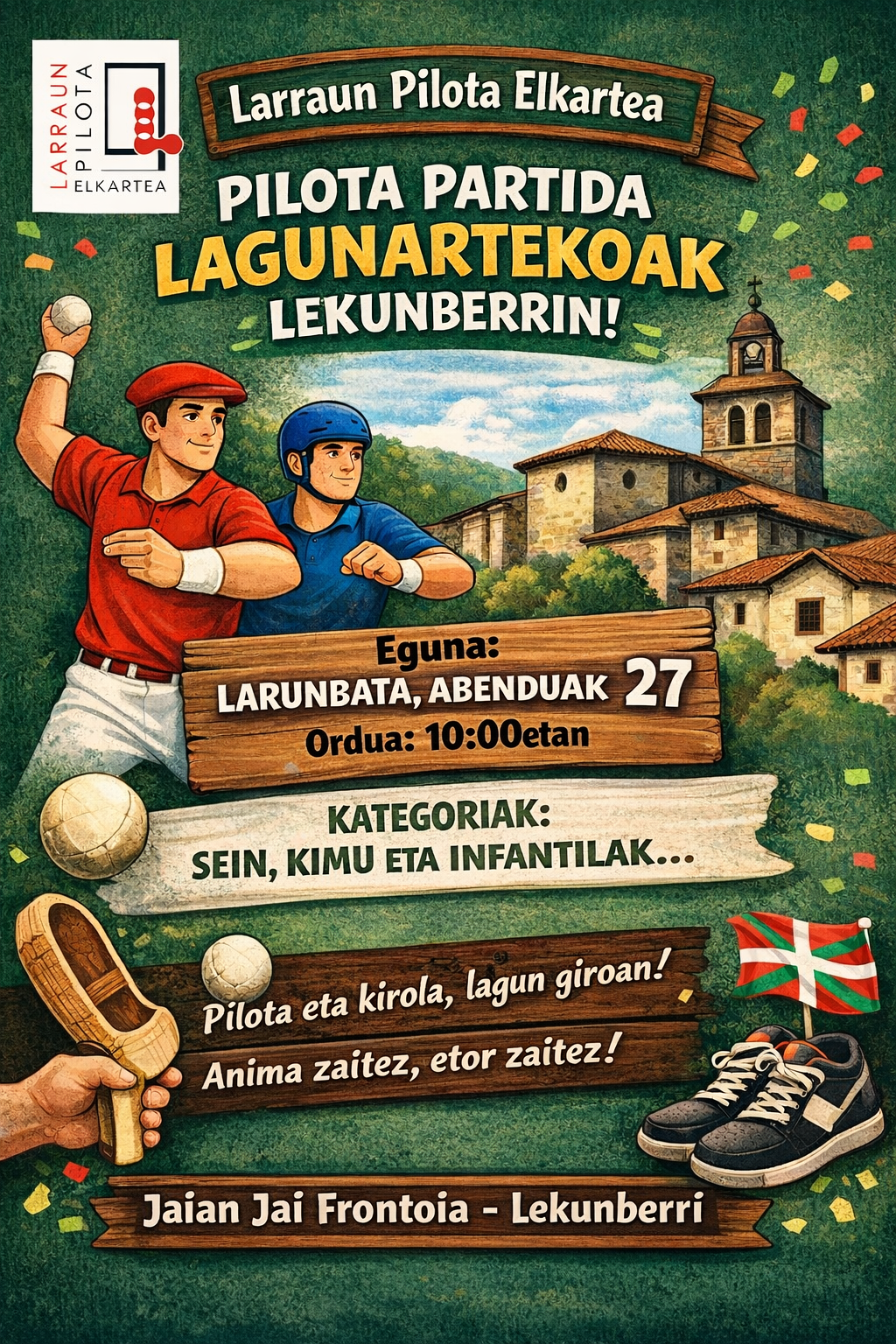 Lagunartekoak - Amistosos